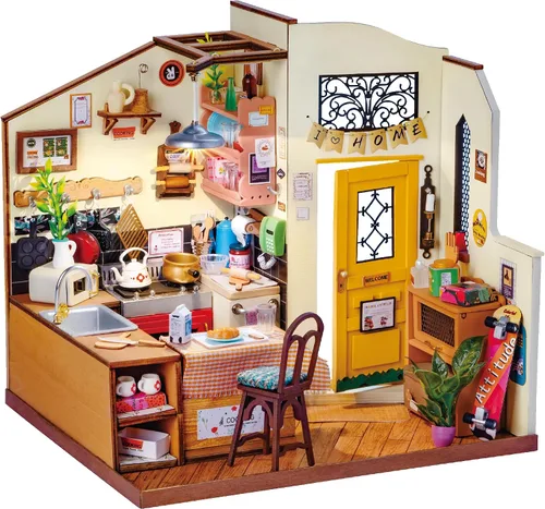 Vista 12 de Rowood Kit de Casa en Miniatura, Kits de Casa de Muñecas en Miniatura de Invernadero DIY para Adultos, Miniaturas de Mayberry Street, Artesanías