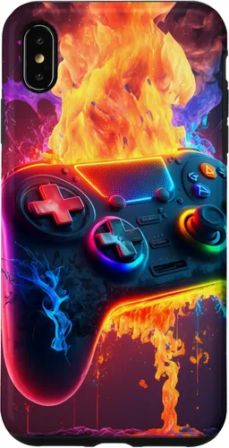 Vista 11 de Gamer Aesthetic Graphic Gaming Video Games Boys Funda para iPhone 17 para adolescentes y niños