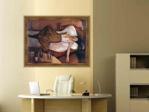 Vista 3 de SYSMYXGS Pintura por números para adultos principiantes kits de pintura acrílica con pinceles, pigmento, lienzo al óleo, manualidades