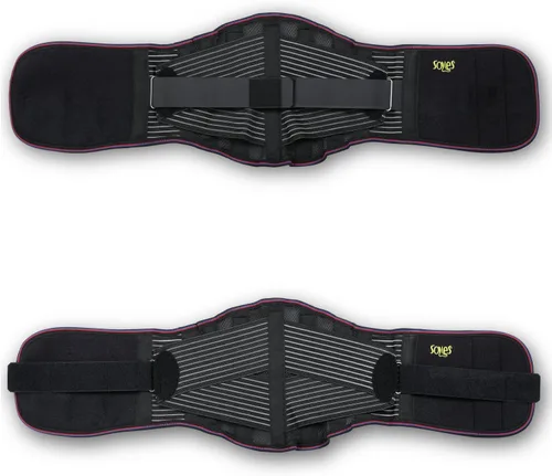 Vista 7 de SOLES Corsé lumbosacro – Soporte de neopreno ajustable – Corsé para ayudar a aliviar el dolor de espalda, apoyar la fuerza del núcleo – Promueve