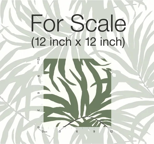 Vista 4 de York Wallcoverings PSW1031RL - Papel pintado de hojas de Bali, color verde