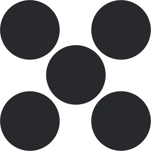 Vista 74 de LiteMark Calcomanías extra pequeñas, puntos de vinilo extraíbles, calcomanías circulares con acabado mate, calcomanías redondas para pared de aula