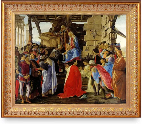 Vista 152 de A&T ARTWORK Adoración de los Reyes Magos por Sandro Botticelli The World Classic Art Reproductions, impresiones en lienzo giclée arte de pared