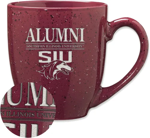 Vista 43 de Rico Industries NCAA Illinois Fighting Illini Alumni - Taza de café de cerámica moteada grabada con láser de 16 onzas