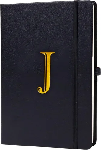Vista 31 de Cuaderno de negocios para hombres y mujeres, cuaderno A5 con A-Z, cuaderno de papel de escritura de doble cara con divisores, diario de viaje