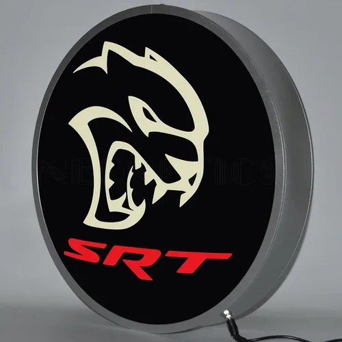 Vista 2 de Neonetics 7HELLC Dodge Hellcat SRT - Letrero con luz LED