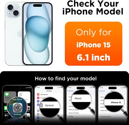 Vista 7 de Compatible con iPhone 15, funda de silicona líquida, funda protectora de cuerpo completo a prueba de golpes [forro de microfibra suave], funda Azul