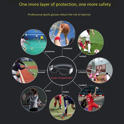 Vista 7 de SooGree Gafas protectoras de baloncesto y fútbol para hombres y mujeres