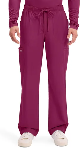 Vista 19 de Cherokee WW Professionals - Pantalones de uniforme médico para hombre con Azul Cielo