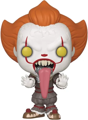 Vista 6 de POP Stephen King's It Chapter 2 - Funhouse Pennywise con lengua de perro Funko figura de vinilo (paquete con funda protectora de caja compatible)