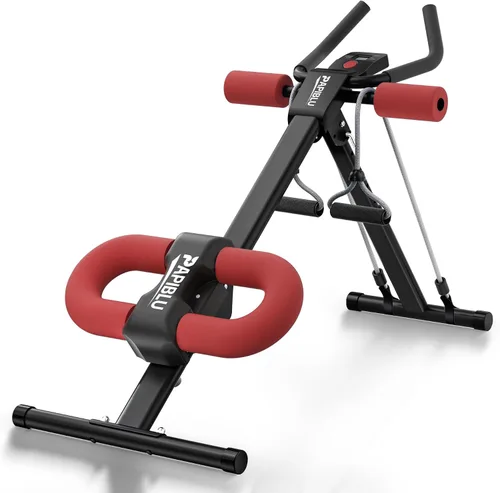 Vista 10 de Abdominal Trainers - Adjustable Ab Trainer Machine, Foldable Abdominal Workout Equipment with Knee Protection - Home Gym Core Strength Trainer for