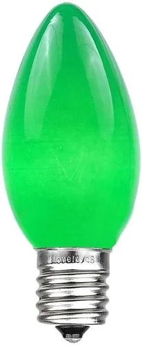 Vista 8 de Novelty Lights Paquete de 25 bombillas de repuesto de cerámica C9 para exteriores Multi