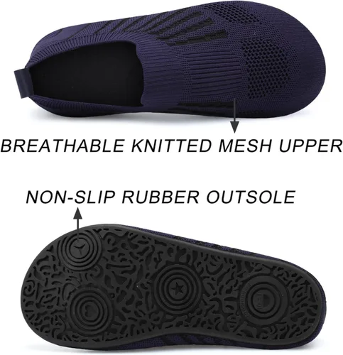 Vista 4 de Scurtain Pantuflas unisex con suela de goma para adultos