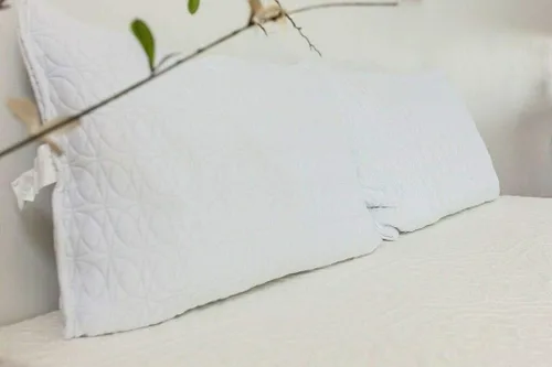 Vista 7 de Excel Sleep® Almohada de espuma viscoelástica de gel triturado (Queen) fabricada en los Estados Unidos (1, Queen - 20 x 30 pulgadas)