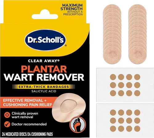 Vista 2 de Dr. Scholl's Clear Away Wart Remover Plantar 24 ea