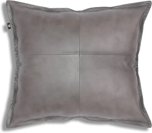 Vista 26 de LL LEATHER LOVERS Funda de almohada de piel de cordero - Funda de cojín para sofá, fundas decorativas para sala de estar y dormitorio, 20 x 20 Negro