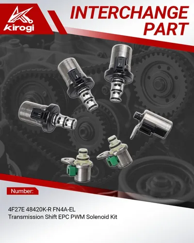 Vista 2 de Kit de solenoide de cambio de transmisión 4F27E EPC PWM 4Speed ajuste para Focus 2.0L 2000-2008, Ma-zd-a 5 6 2.3L 2003-2006 Reemplazo de solenoide