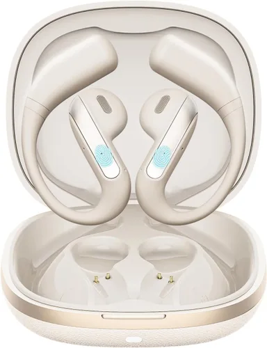 Vista 12 de Piluyaa Auriculares Bluetooth 5.3 de oreja abierta, auriculares inalámbricos deportivos con micrófono integrado con ganchos para los oídos