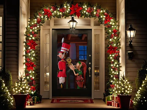 Vista 9 de HoliScapes® Kit de proyector USB - Taller de Santas + proyector + pantalla de proyección de 48 x 72 pulgadas