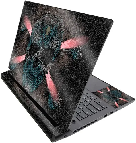 Vista 529 de MightySkins - Skin brillante con purpurina para Alienware M17 R3 (2020) y M17 R4 (2021) - Diversión de los años 90 Acabado duradero con purpurina