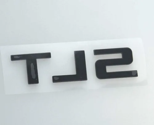 Vista 5 de Una pieza de repuesto de emblema SLT para GMC Sierra GMC Yukon 2014-2020 1500HD 2500HD 3500HD (cromado)