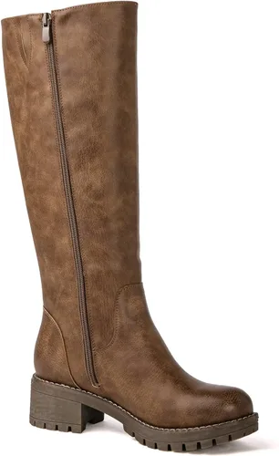 Vista 3 de GLOBALWIN Women's Boots Back Lace Up Fall Winter Fashion Knee High Boots For Women