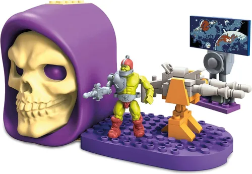 Vista 2 de MEGA Masters of the Universe Trap Jaw Laser Cannon Skeletor Skull Construction Set, juguetes de construcción para niños