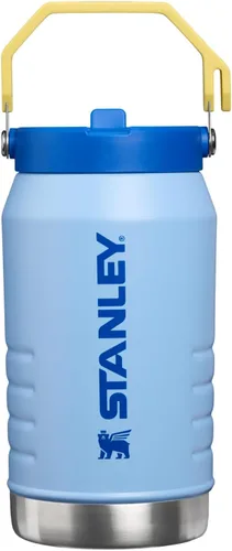 Vista 119 de STANLEY IceFlow 2.0 - Vaso con pajilla abatible con asa, 30 onzas, tapa giratoria y popote abatible, botella de agua a prueba de fugas, acero Tiza