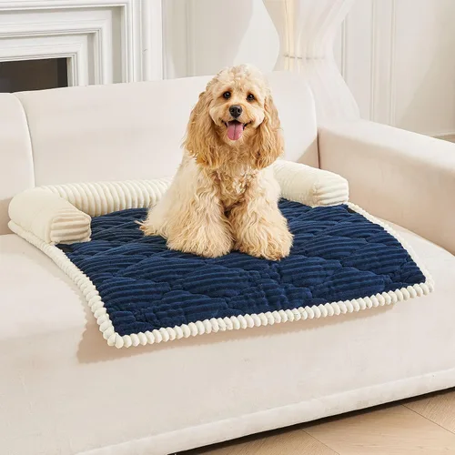 Vista 11 de HAOMAIJIA - Sofá para Perros Pequeños, Funda Antideslizante para Sofá de Mascotas Gruesa, Suave y Lavable, Protector de Sofá para Perros Todo
