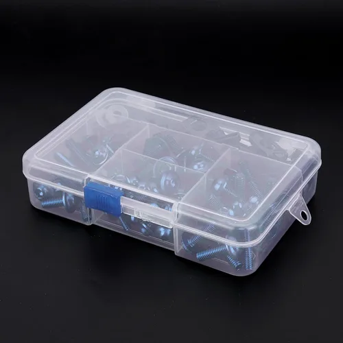 Vista 7 de Tornillos, kit universal de carenado de 177 piezas de tornillos de motocicleta M5 M6 apto para motos deportivas (azul)