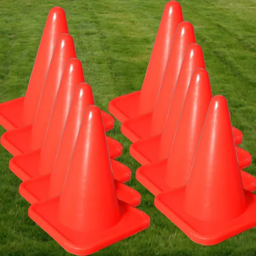 Vista 5 de BlueDot Trading Conos para entrenamiento de agilidad., 40 Naranja