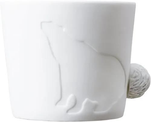 Vista 10 de KINTO 16240 Taza de porcelana de conejo Mugtail