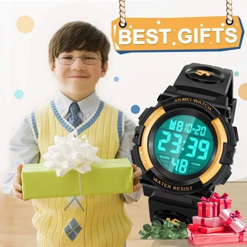 Vista 7 de Dodosky Reloj impermeable multifuncional LED para niños - Regalos para niños