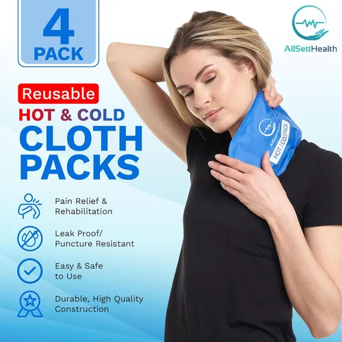 Vista 2 de Paquetes de hielo reutilizables de gel frío y caliente para lesiones compresa fría, paquete de hielo, paquetes de hielo en gel, paquetes fríos