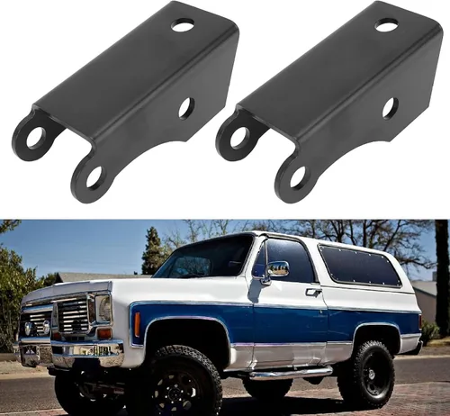 Vista 2 de Fydun Kit de extensores de choque de caída de coche, aleación de metal, reducción, kit de soporte de extensión de choque para C10