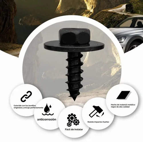 Vista 3 de 20 tornillos para cubierta de parachoques compatibles con Toyota Lexus Camry Tacoma Avalon Prius Corolla 90159-60498 20PZAS