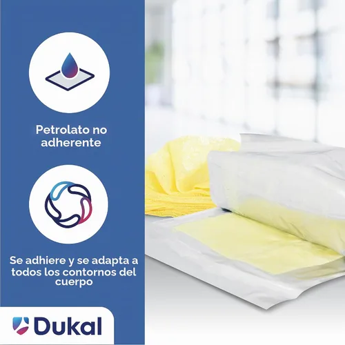 Vista 2 de Dukal Xeroform Gasa de vaselina, estéril, 1 pulgada de ancho x 8 pulgadas de largo (caja de 50), 212