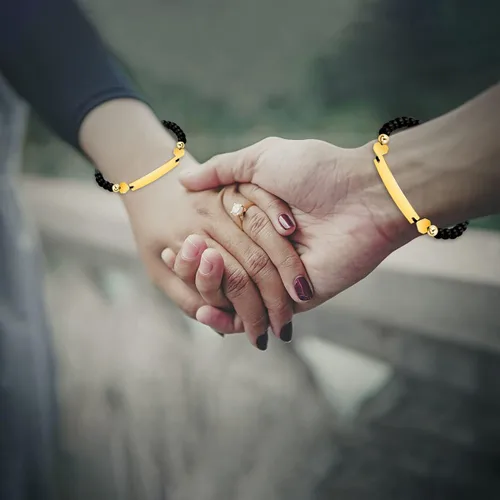 Vista 3 de Pulsera unisex hecha a mano con nombre cuentas de ónix negro mate pulsera trenzada personalizada para hombres mujeres mejores amigos regalo