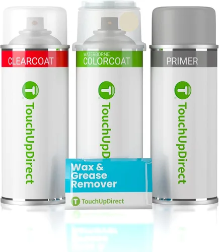 Vista 235 de TouchUpDirect RBG Azul Ártico Metálico Compatible con Pintura de Retoque Exact Match para Nissan, Kit Esencial en Aerosol