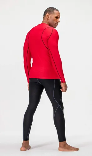 Vista 5 de DEVOPS 3 Pack Men's Athletic Long Sleeve Compression Shirts