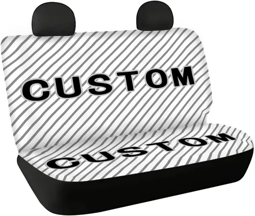 Vista 48 de AFPANQZ Funda protectora para asiento trasero de automóvil, con bandera patriótica estadounidense, solo para asiento trasero de automóvil, camión
