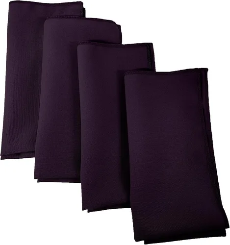 Vista 19 de LA Linen Paquete de 10 servilletas de popelina de poli, servilletas de tela suave, servilletas lavables y reutilizables, servilletas de mesa