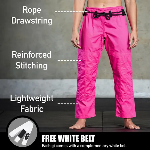 Vista 3 de Elite Sports Ultra ligero BJJ GI para mujer - IBJJF Jiu-Jitsu GI para niñas y mujeres (consulte la guía especial de tallas)