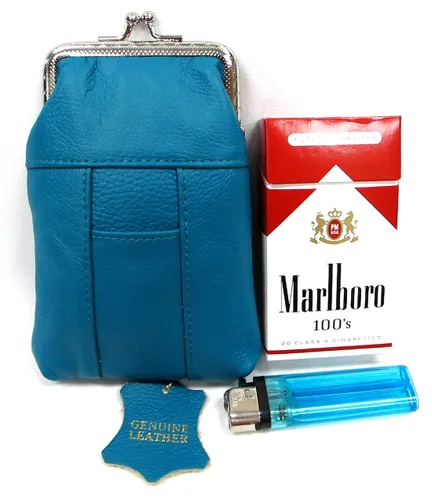 Vista 2 de Lote de 2 piezas genuino bolsa azul turquesa + rosa intenso ajuste 100s, King regular 84s