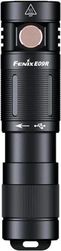 Vista 2 de Fenix Linterna EDC E09R, 600 lúmenes USB-C recargable, con organizador