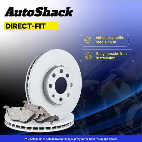 Vista 6 de AutoShack Kit de Rotores de Freno Delanteros y Traseros con Pastillas de Freno Cerámicas de Reemplazo para Saturn Vue, Pontiac Torrent, Suzuki XL-7
