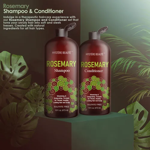Vista 7 de Mystere Beaute Himalayan Scrub and Romero Champú Acondicionador Set - Paquete