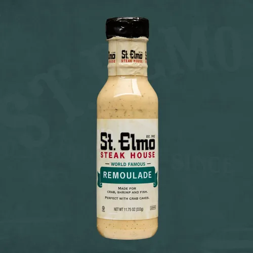 Vista 3 de St. Elmo Remoulade, ideal para camarones, pasteles de cangrejo y otros platos de mariscos