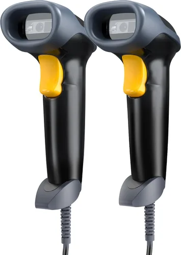 Vista 10 de Eyoyo EYH2 - Escáner de código de barras USB 2D portátil, escáner automático de código QR con cable PDF417, lector de código de barras de matriz
