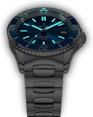 Vista 3 de Venezianico Nereide 39 Automático Azul SS, Reloj de buceo